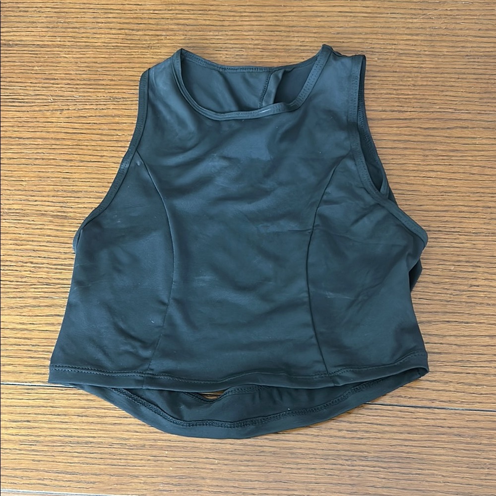 Black Sleeveless Women's Top